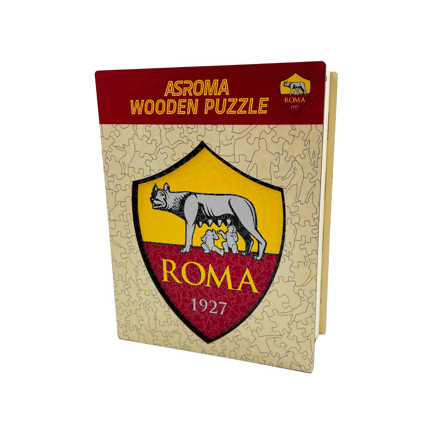 AS Roma® Escudo - Rompecabezas de Madera