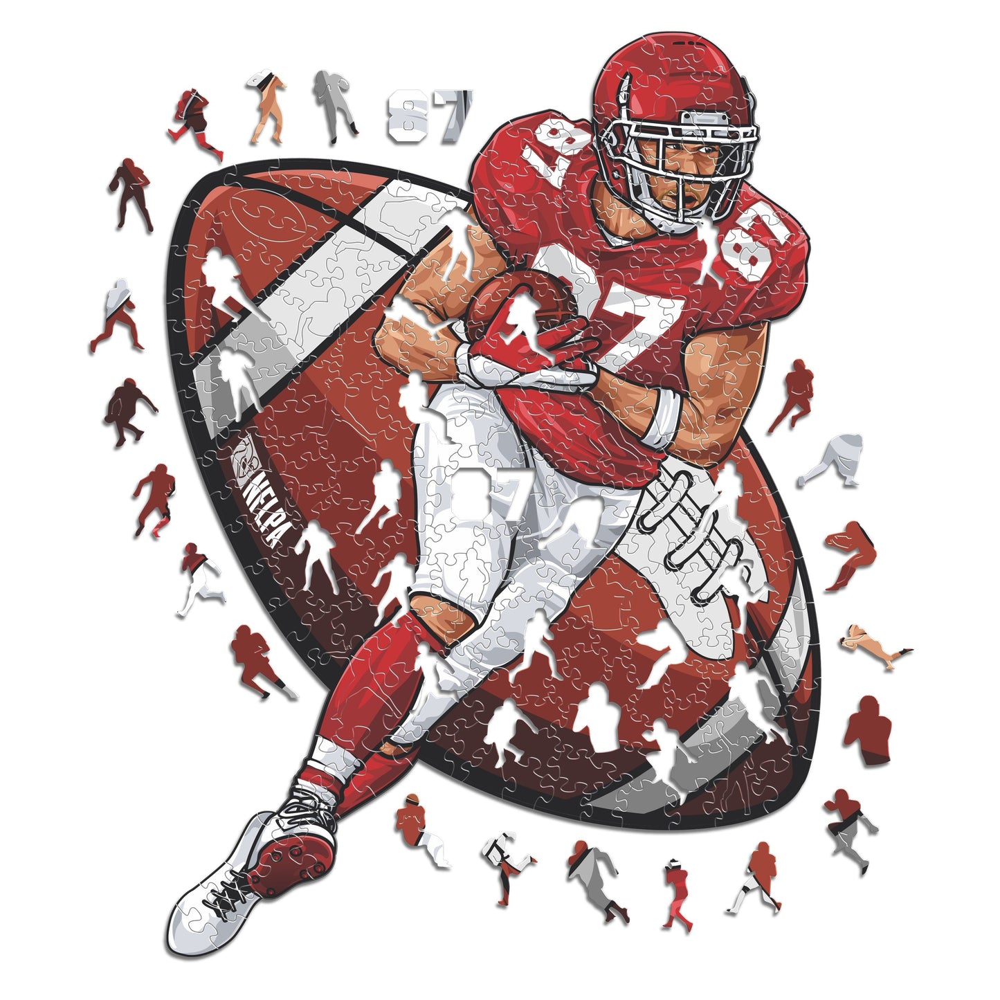 Travis Kelce - Rompecabezas de Madera