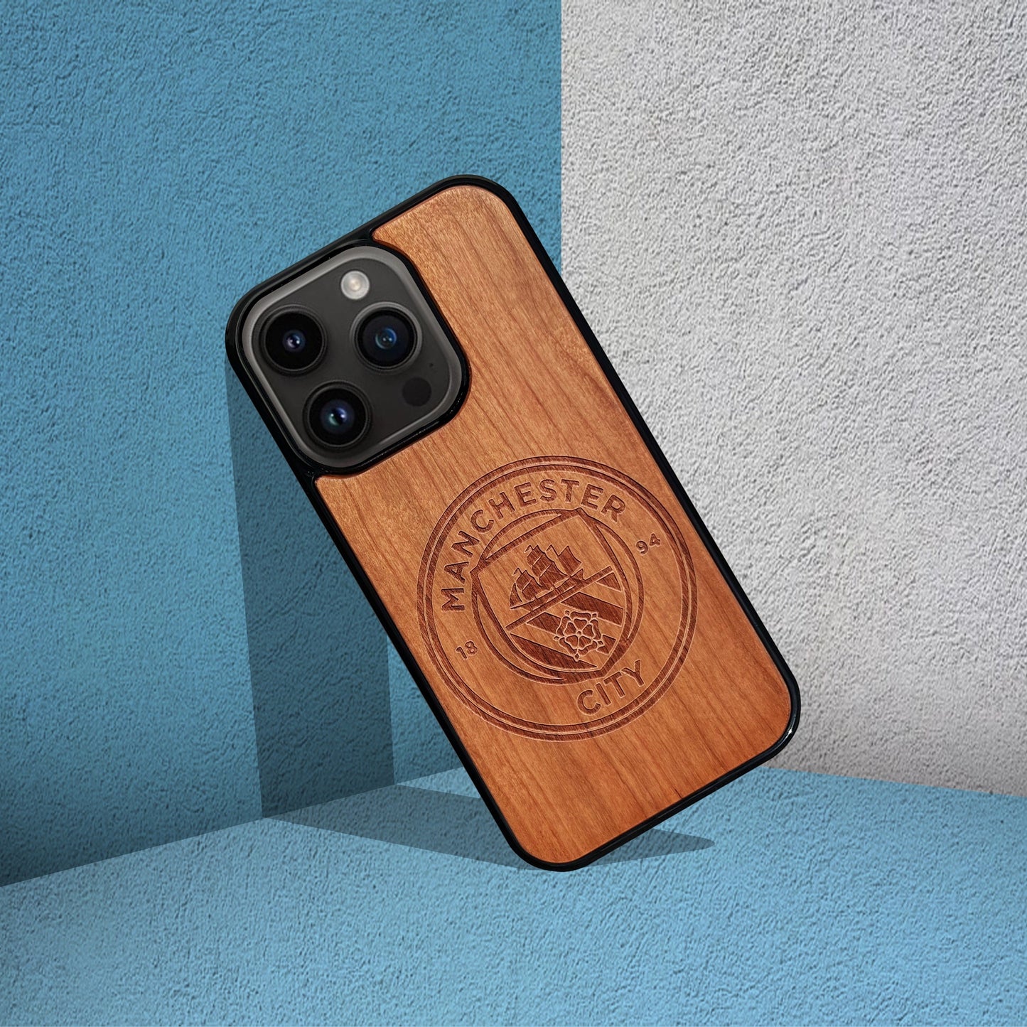 Manchester City FC® Escudo - Funda de Madera