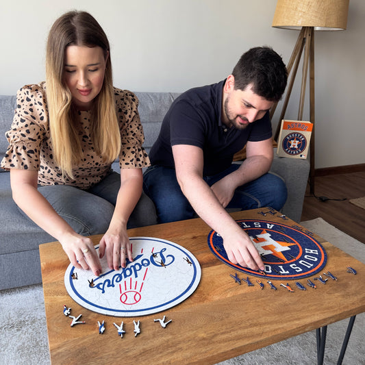 Houston Astros™ - Rompecabezas de Madera