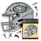 San Francisco 49ers™ Casco - Rompecabezas de Madera