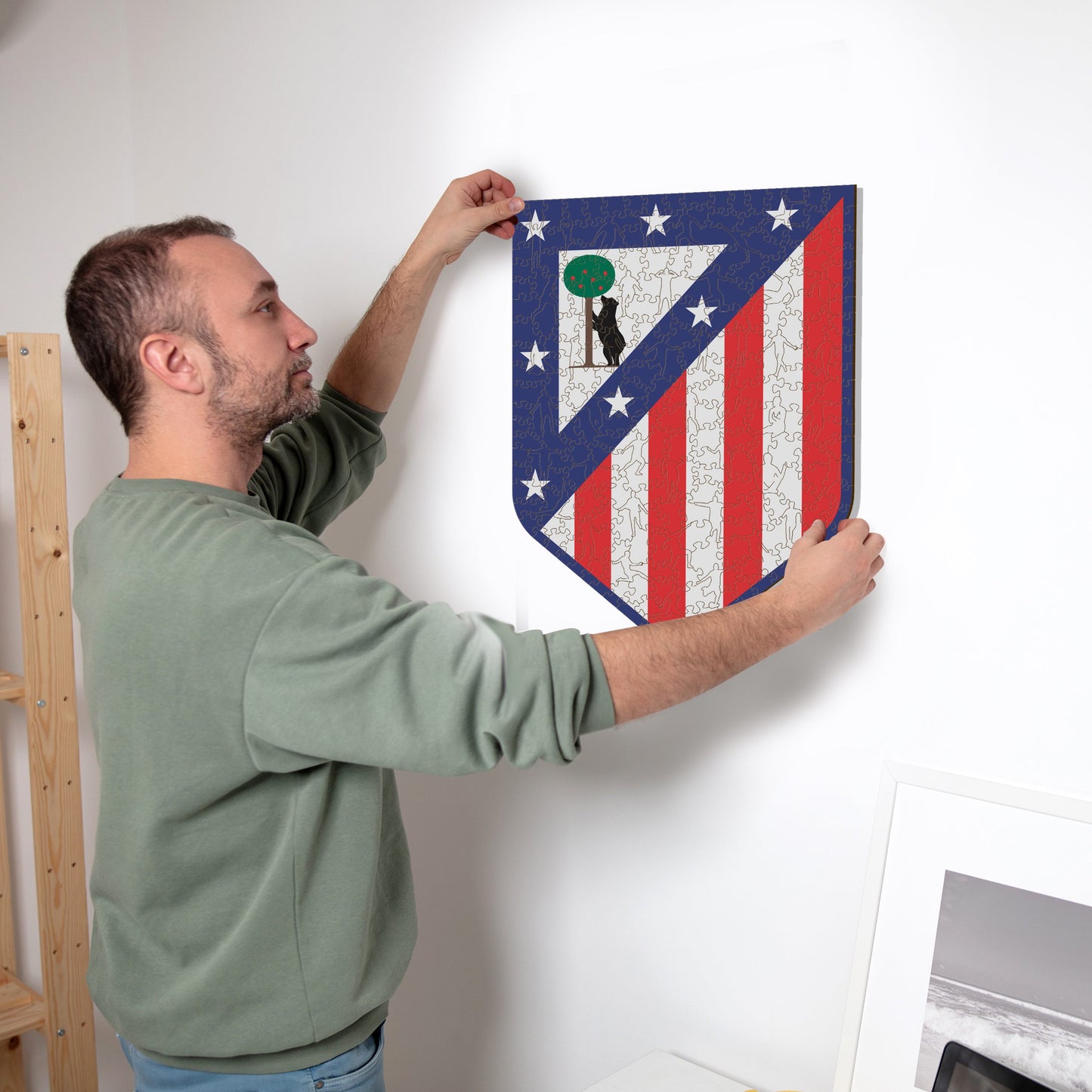 Atlético de Madrid® Escudo - Rompecabezas de Madera