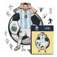 Lionel Messi - Rompecabezas de Madera