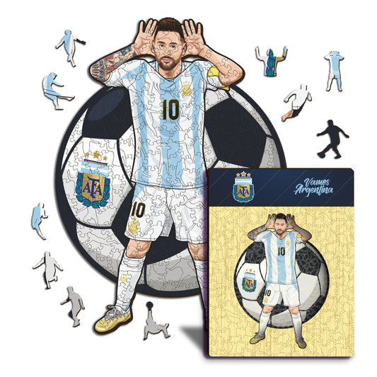 Lionel Messi - Rompecabezas de Madera