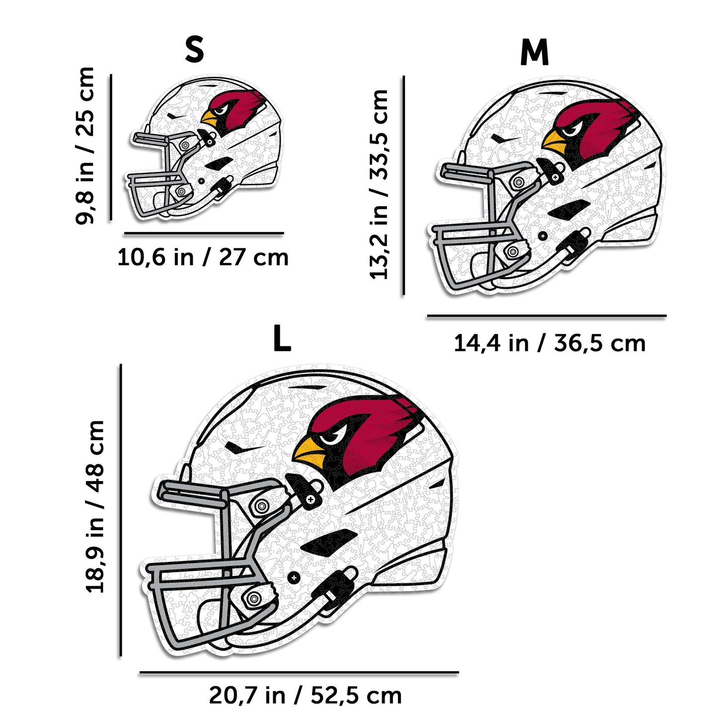 Arizona Cardinals™ Casco - Rompecabezas de Madera