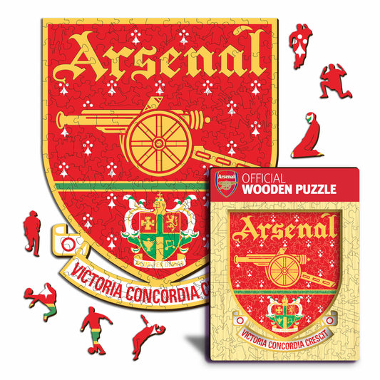 Arsenal FC® Escudo Retro - Rompecabezas de Madera