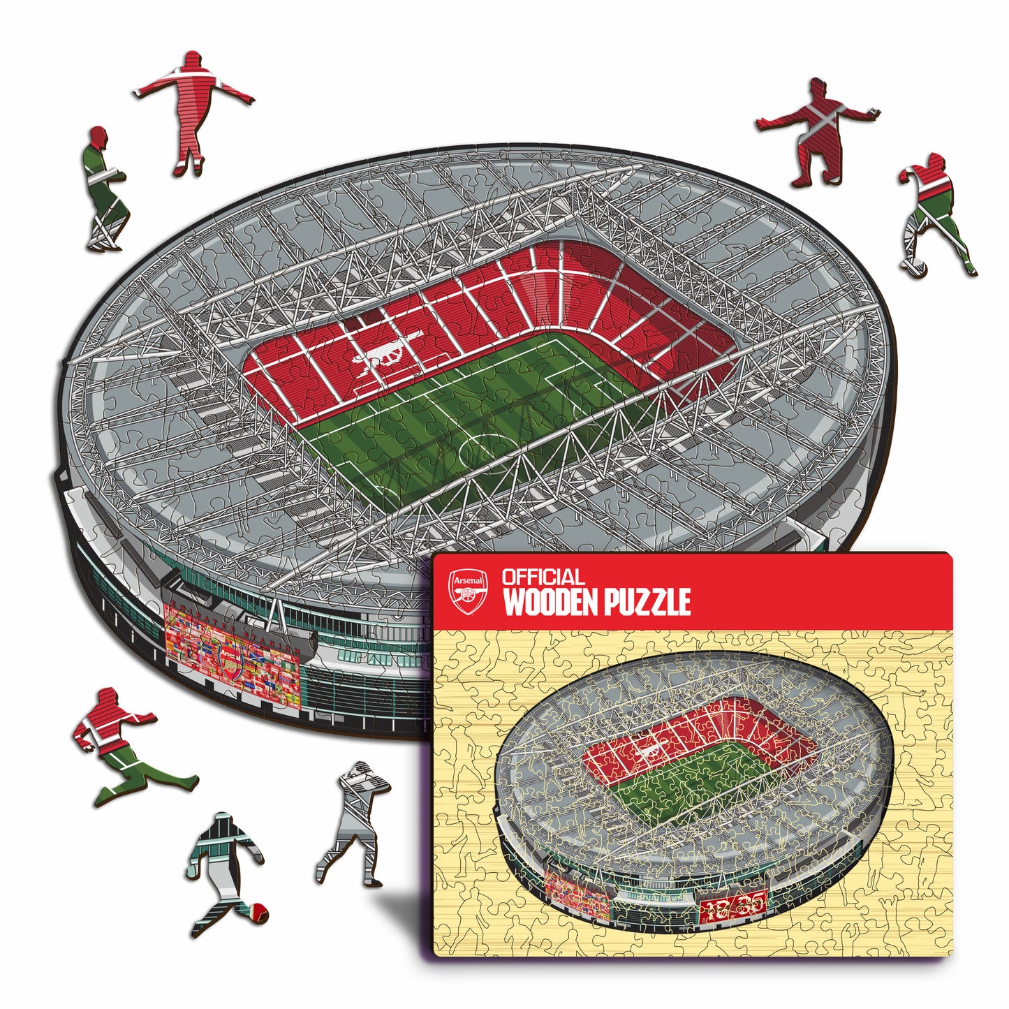 Arsenal FC® Emirates Stadium - Rompecabezas de Madera
