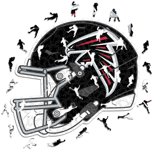 Atlanta Falcons™ Casco - Rompecabezas de Madera