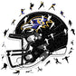 Baltimore Ravens™ Casco - Rompecabezas de Madera