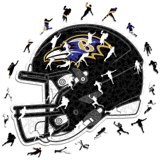 Baltimore Ravens™ Casco - Rompecabezas de Madera