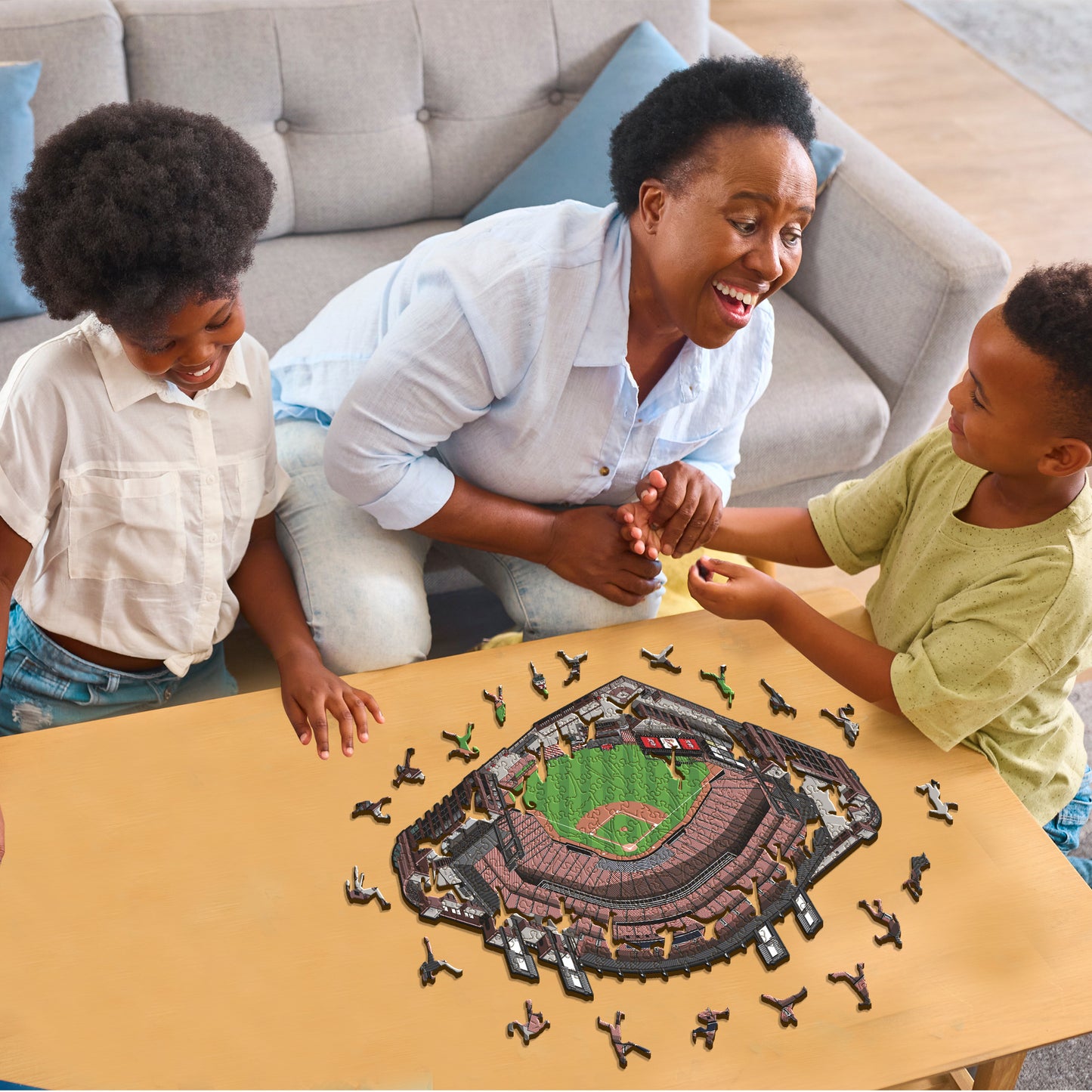 St. Louis Cardinals™ Busch Stadium - Rompecabezas de Madera