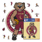 Cleveland Cavaliers™ Mascota Rompecabezas de Madera