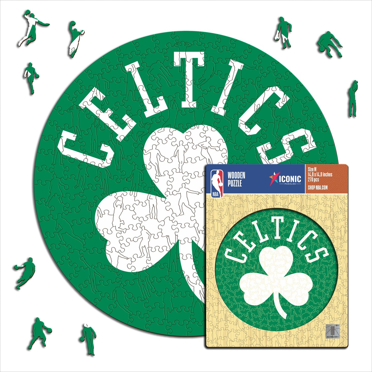 Boston Celtics™ - Rompecabezas de Madera