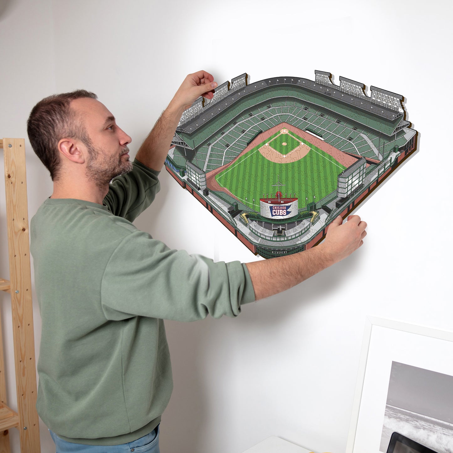 Chicago Cubs™ Wrigley Field - Rompecabezas de Madera