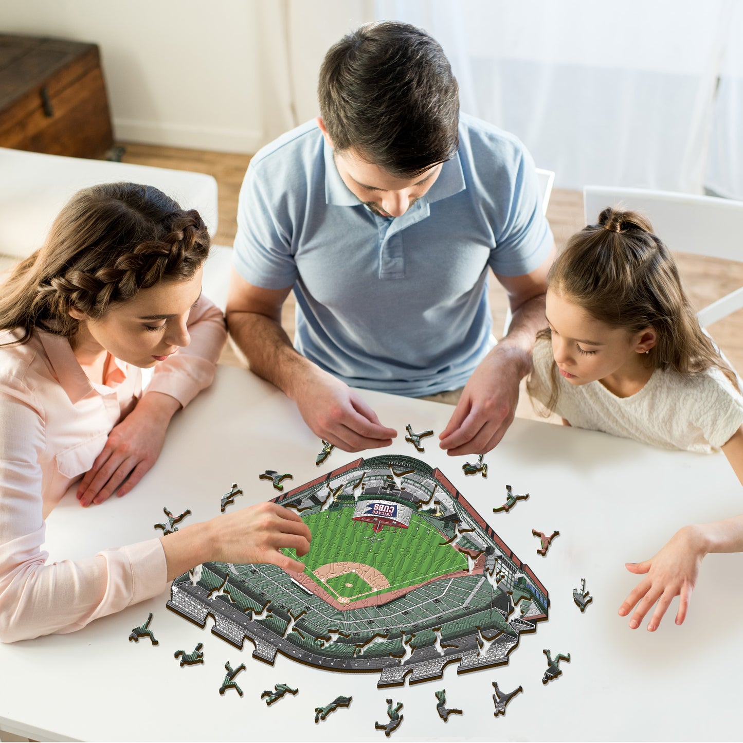 Chicago Cubs™ Wrigley Field - Rompecabezas de Madera