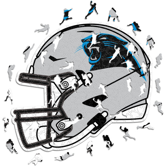 Carolina Panthers™ Casco - Rompecabezas de Madera