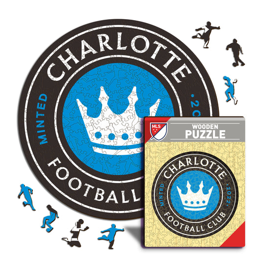 Charlotte FC® Escudo - Rompecabezas de Madera