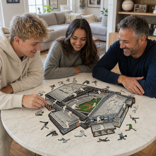 Texas Rangers™ Globe Life Field - Rompecabezas de Madera