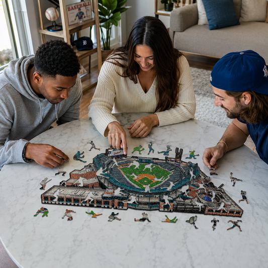 Detroit Tigers™ Comerica Park - Rompecabezas de Madera