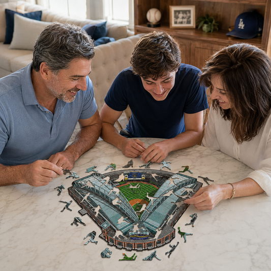 Milwaukee Brewers™ American Family Field - Rompecabezas de Madera