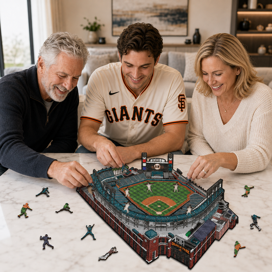 San Francisco Giants™ Oracle Park - Rompecabezas de Madera