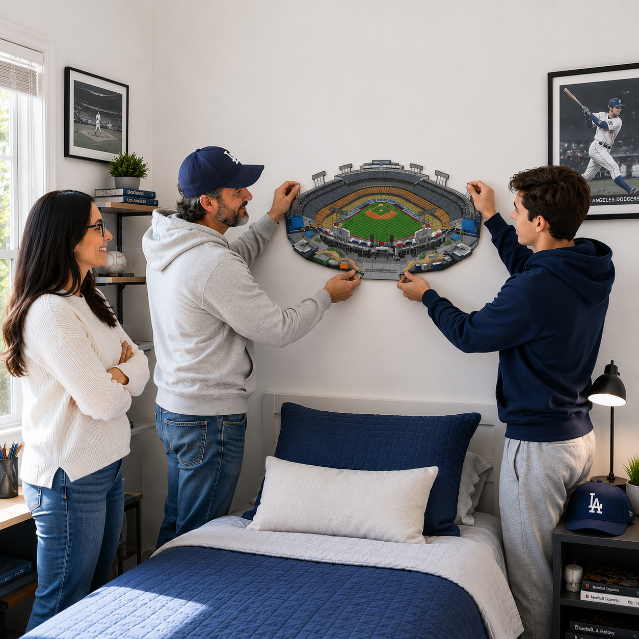 Los Angeles Dodgers™ Dodger Stadium - Rompecabezas de Madera