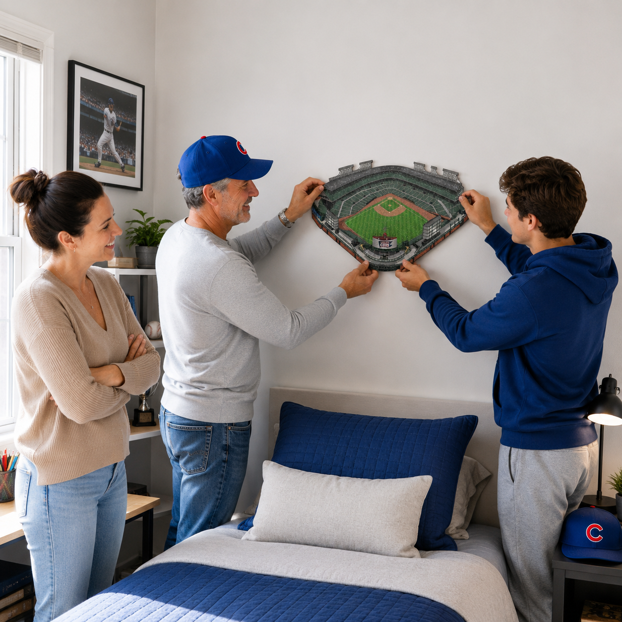 Chicago Cubs™ Wrigley Field - Rompecabezas de Madera
