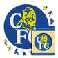 Chelsea FC® Retro Escudo - Rompecabezas de Madera