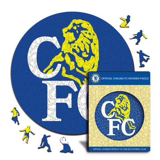 Chelsea FC® Retro Escudo - Rompecabezas de Madera