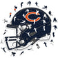 Chicago Bears™ Casco - Rompecabezas de Madera