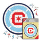 Chicago Fire® Escudo - Rompecabezas de Madera