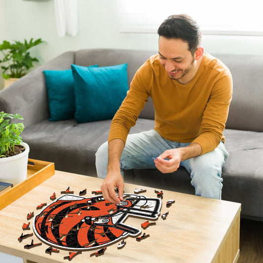 Cincinnati Bengals™ Casco - Rompecabezas de Madera
