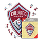 Colorado Rapids® Escudo - Rompecabezas de Madera