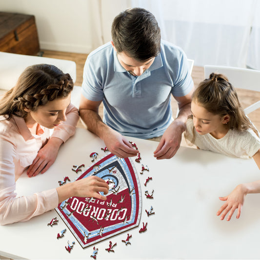 Colorado Rapids® Escudo - Rompecabezas de Madera