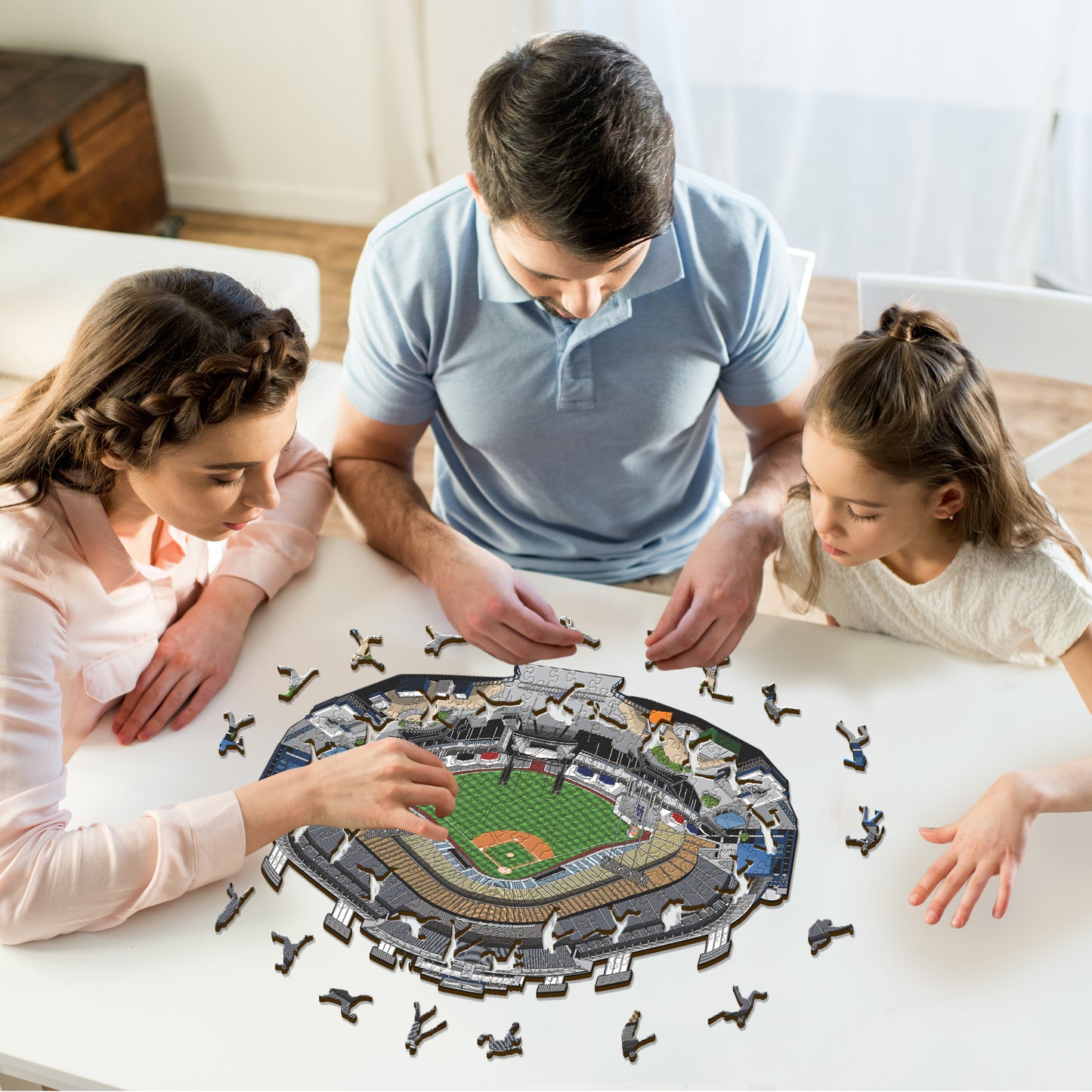 Los Angeles Dodgers™ Dodger Stadium - Rompecabezas de Madera