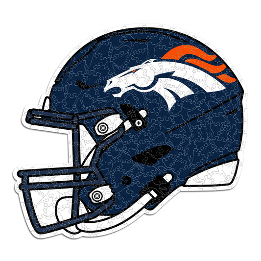 Denver Broncos™ Casco - Rompecabezas de Madera