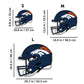 Denver Broncos™ Casco - Rompecabezas de Madera