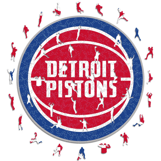 Detroit Pistons™ - Rompecabezas de Madera