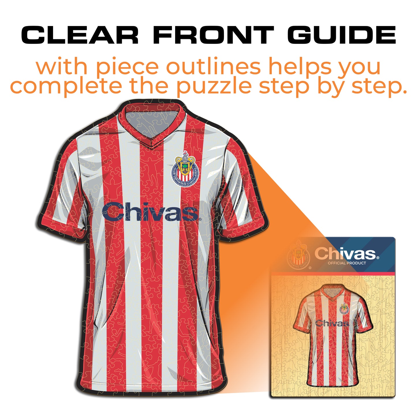Chivas Guadalajara® Jersey - Rompecabezas de Madera
