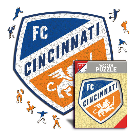 Cincinnati FC® Escudo - Rompecabezas de Madera