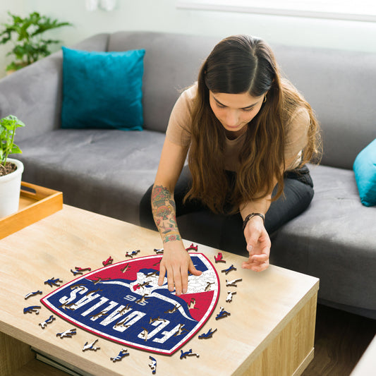 Dallas FC® Escudo - Rompecabezas de Madera
