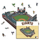 San Francisco Giants™ Oracle Park - Rompecabezas de Madera