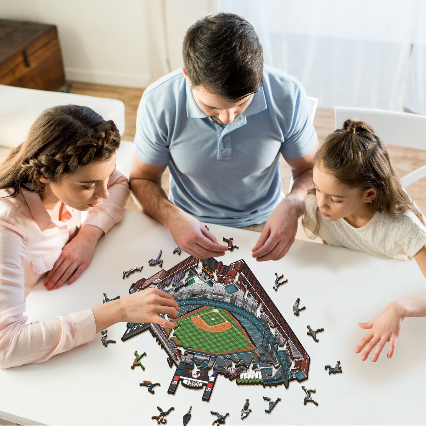 San Francisco Giants™ Oracle Park - Rompecabezas de Madera