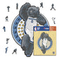 Memphis Grizzlies™ Mascota Rompecabezas de Madera