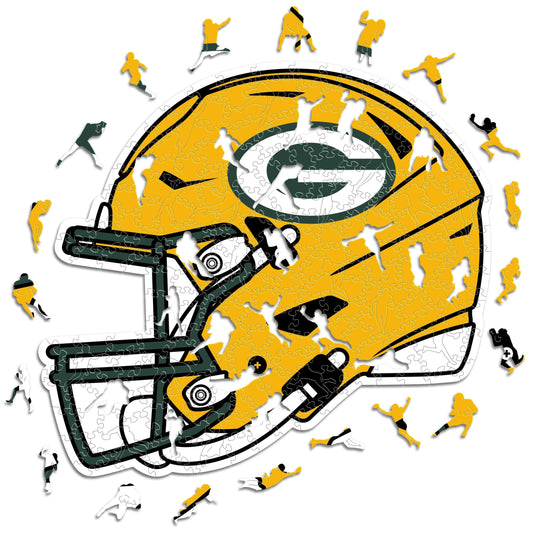 Green Bay Packers™ Casco - Rompecabezas de Madera