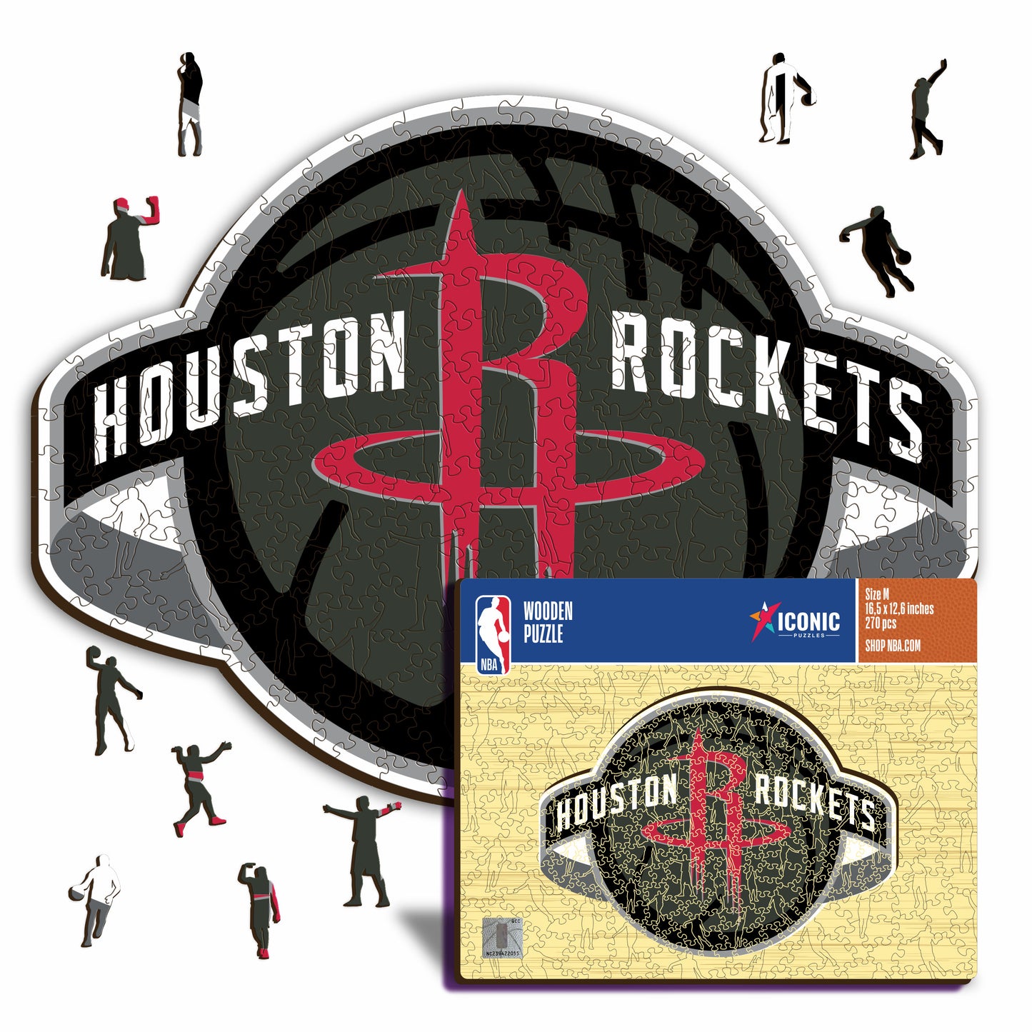 Houston Rockets™ - Rompecabezas de Madera