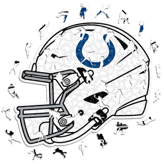 Indianapolis Colts™ Casco - Rompecabezas de Madera