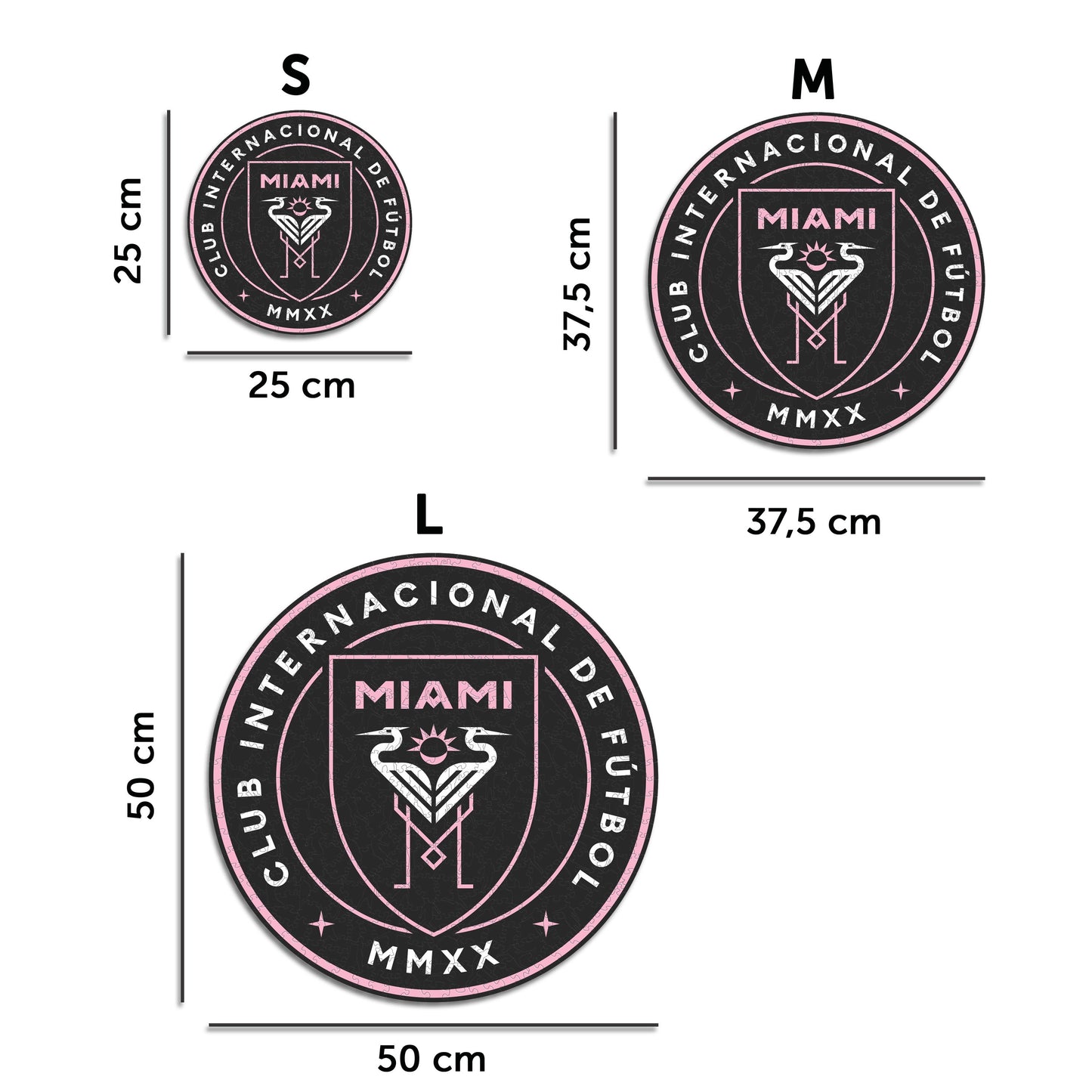 Inter Miami CF® Escudo - Rompecabezas de Madera