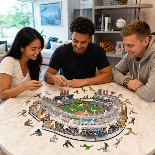 Cleveland Guardians™ Progressive Field - Rompecabezas de Madera