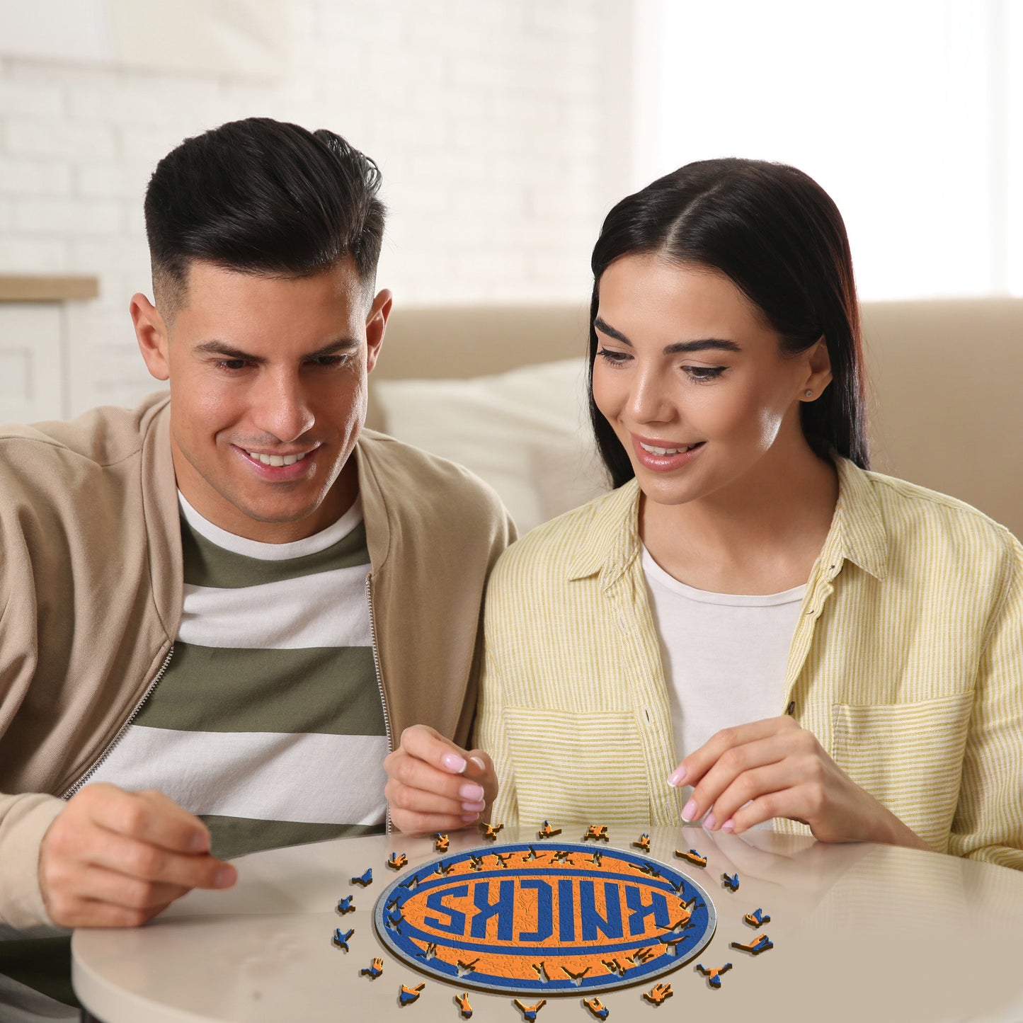 New York Knicks™ - Rompecabezas de Madera